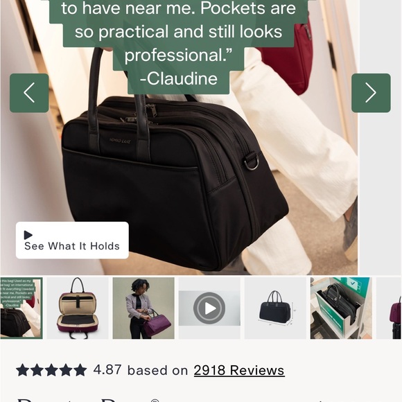 NWOT Nomad Lane Bento Bag - Venetian Violet - Picture 6 of 16